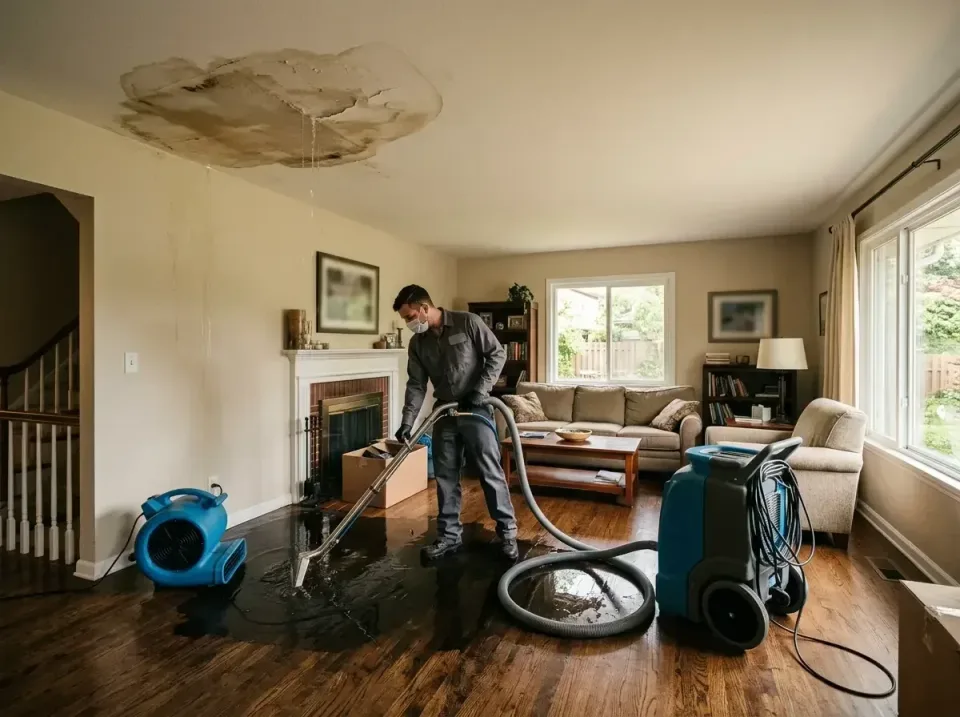 attic-pipe-burst-ceiling-drip-008 — frequently asked questions, Water Damage Restoration & Carpet Care in Muskego, WI
